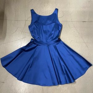 Guess Marciano Royal Blue Satin Dress Size 2